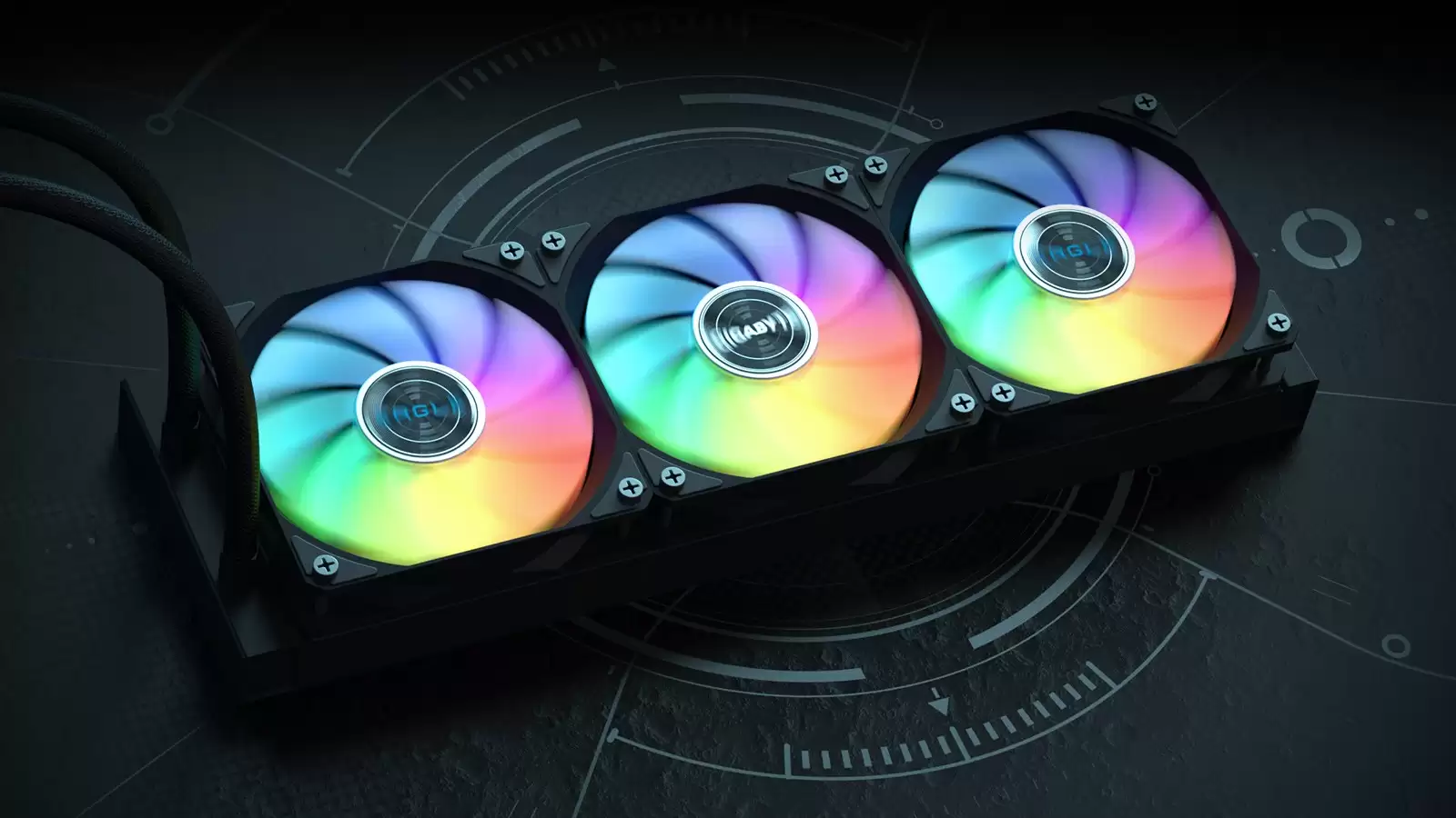 技嘉推出猎鹰 EAGLE 360 一体式水冷散热器：预装风扇，配备通用扣具