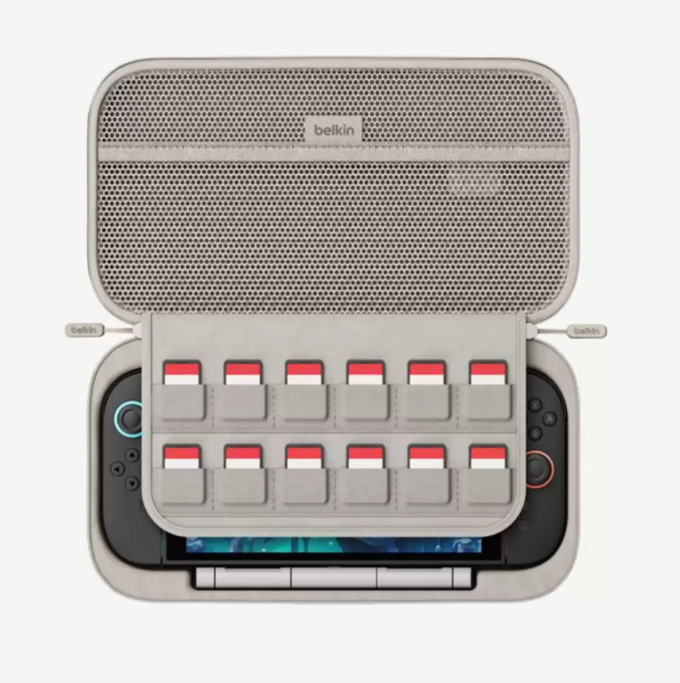 集成 10000mAh、30W 充电宝,贝尔金推出任天堂 Switch 2 多功能收纳盒