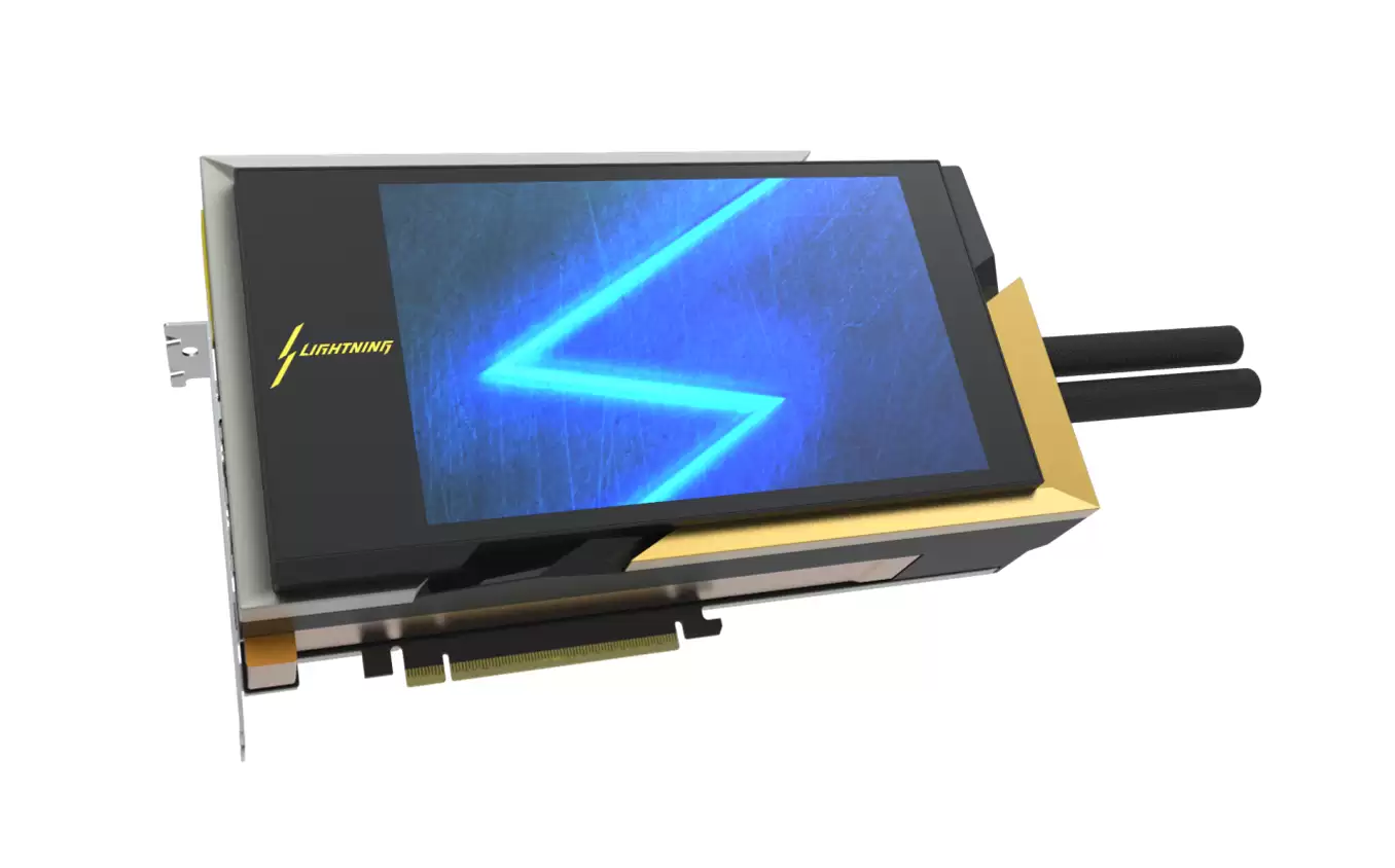 微星 RTX 5090 32G LIGHTNING“闪电”系列显卡外观确认