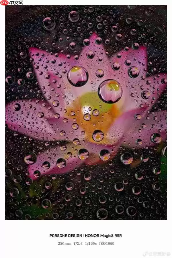 荣耀最强影像旗舰！荣耀Magic8+RSR保时捷设计长焦样张首秀