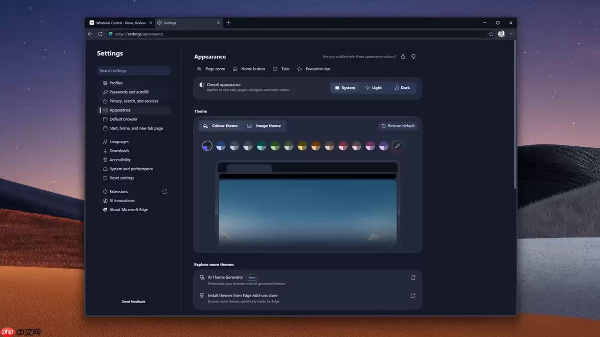 微软 Edge 迎来 Copilot 式大改版：界面全面向 AI 看齐