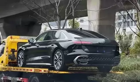 全新一代奥迪A6L实车曝光,1月15日即将发布