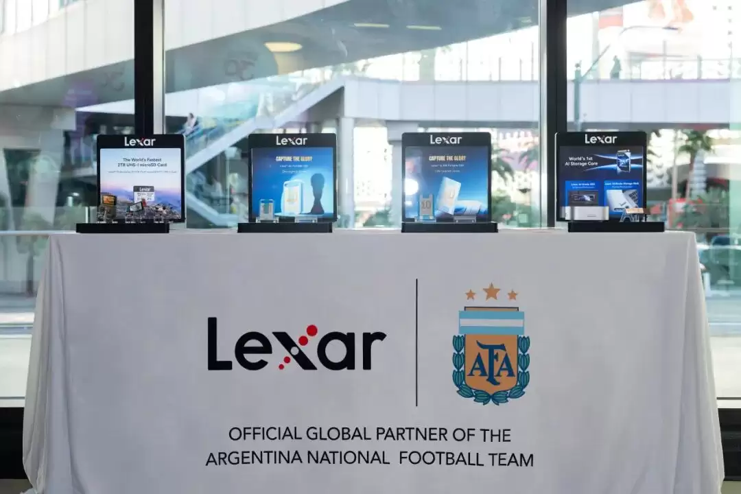 雷克沙成为阿根廷国家足球队 2026 首个官方全球合作伙伴,推出定制版移动固态硬盘