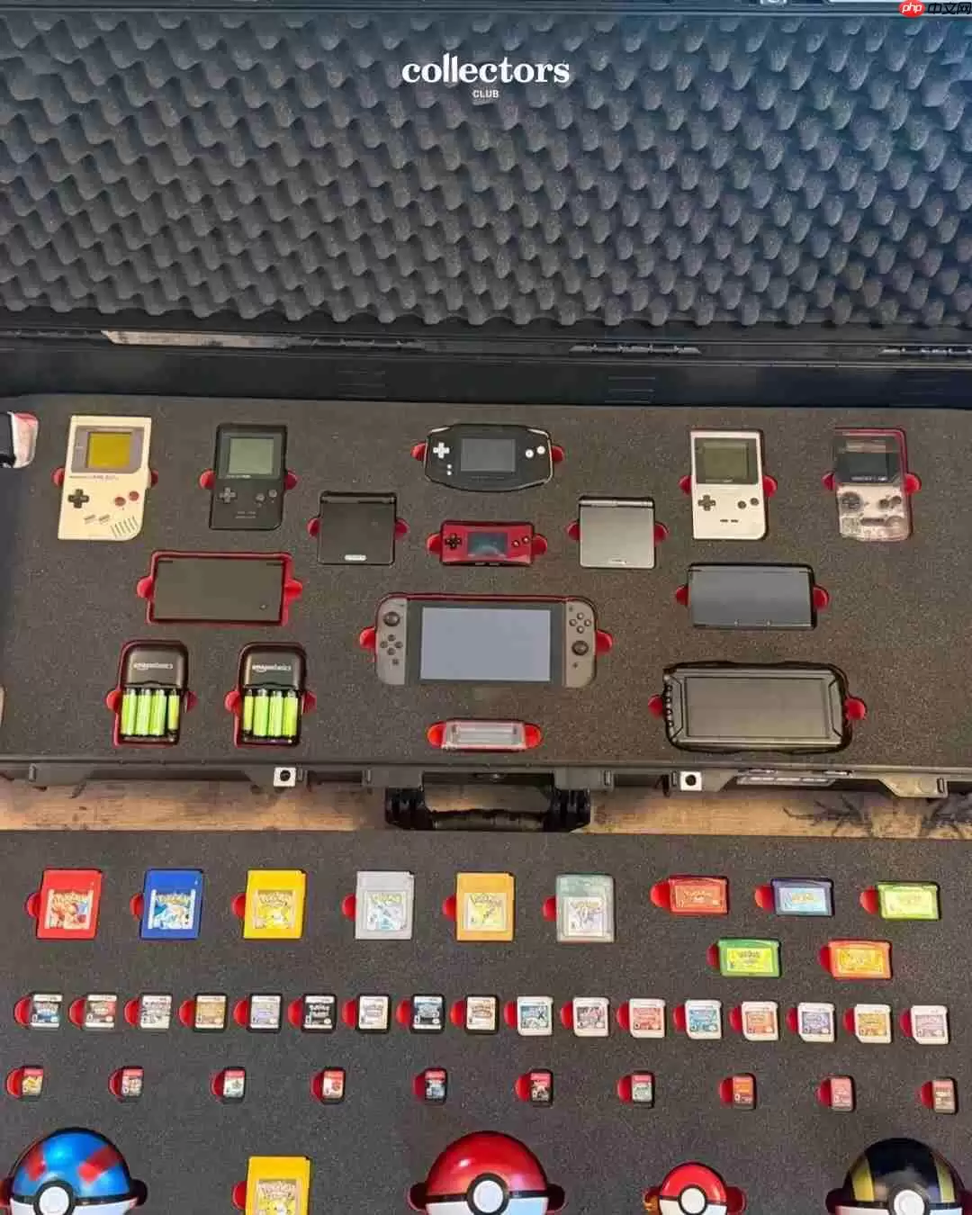 宝可梦大佬晒收藏百宝箱 世界末日来了都不怕