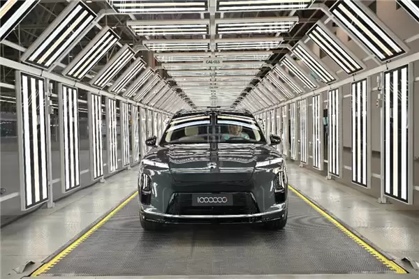 蔚来第100万台量产车下线！李斌称未来每年销量要增长40%-50%