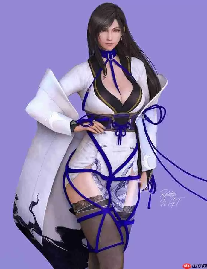 《最终幻想7》蒂法战斗3D美图 性感诱惑让人难把握