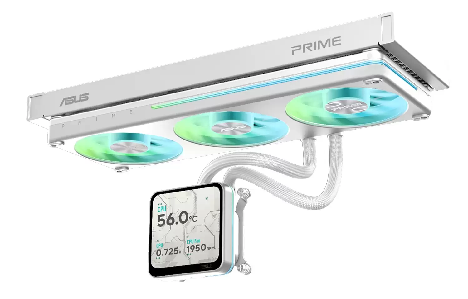 华硕推出ROG Strix IV / Prime II 系列 360 ARGB LCD 水冷,可选SLC 短管款