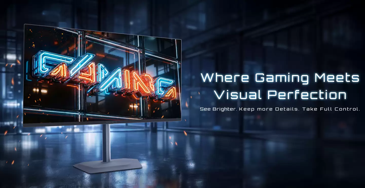 技嘉 CES 2026 连发四款 OLED 游戏显示器，刷新率最高达 360Hz