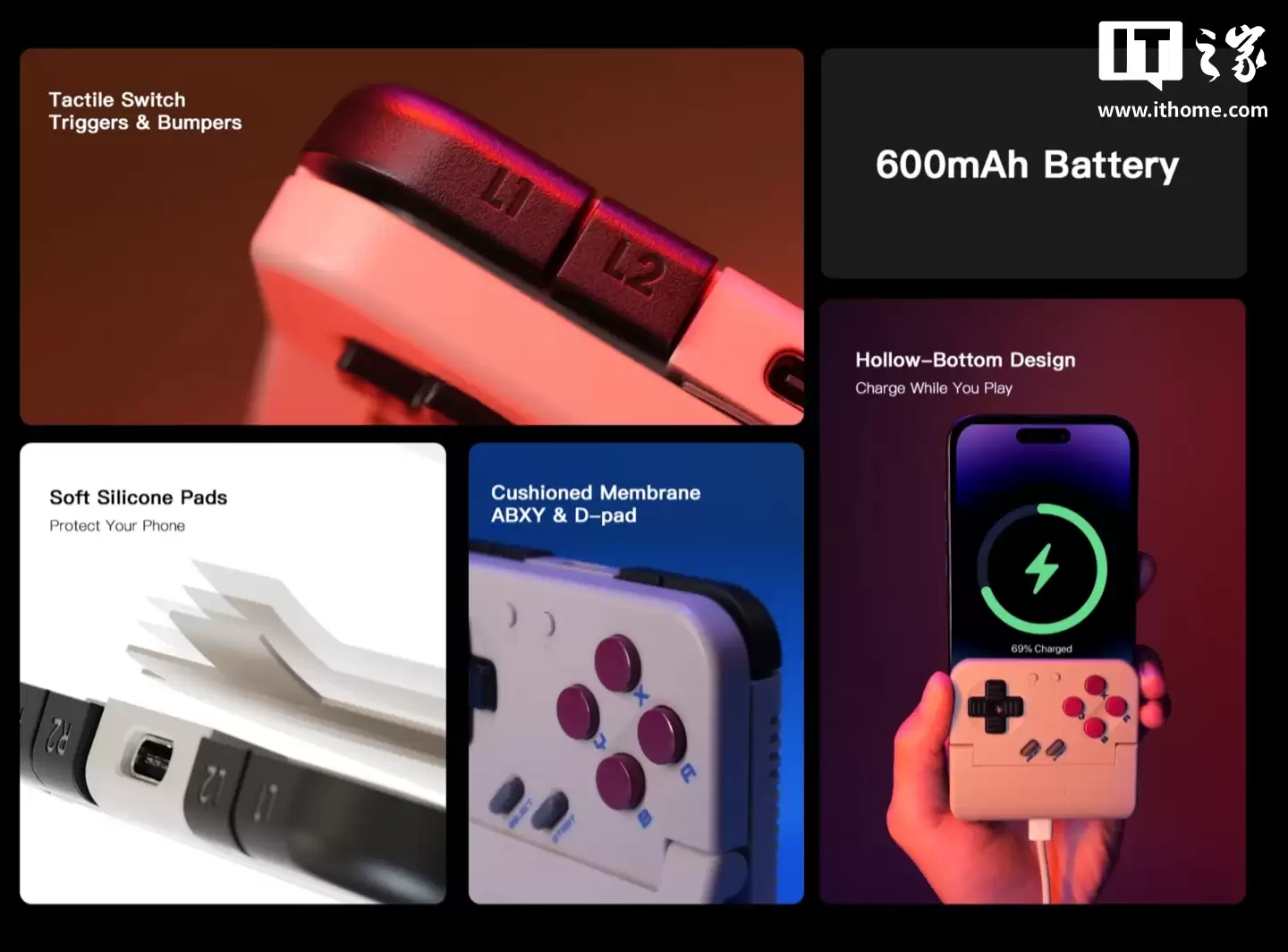 将智能手机化身 Game Boy,盖世小鸡推出 Pocket 1 竖屏无线手柄