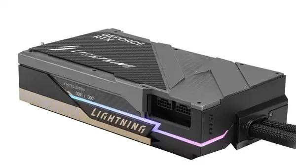 可达1000W的消费级显卡！微星RTX 5090 Lightning Z发布：全球限量1300张