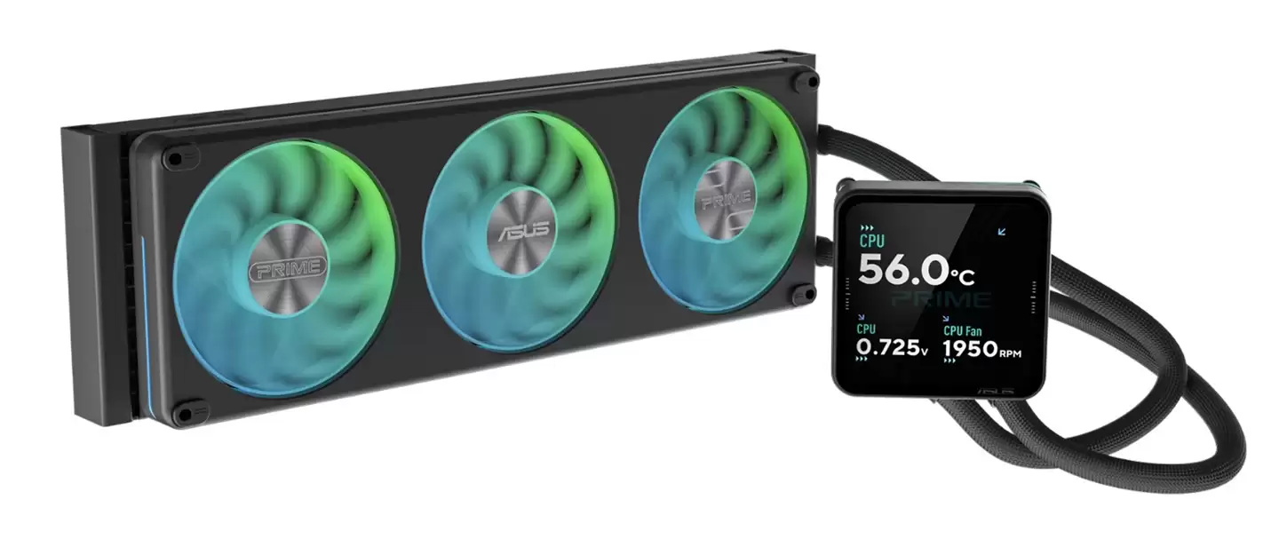 华硕推出ROG Strix IV / Prime II 系列 360 ARGB LCD 水冷,可选SLC 短管款