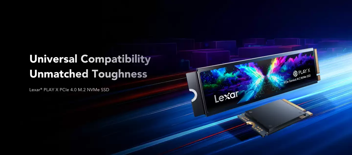 Lexar发布PLAY X系列PCIe 4.0固态硬盘