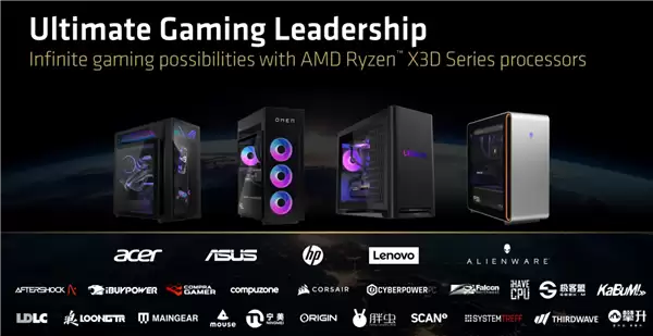 AMD锐龙7 9850X3D正式发布:频率飙升400MHz 功耗完全不变