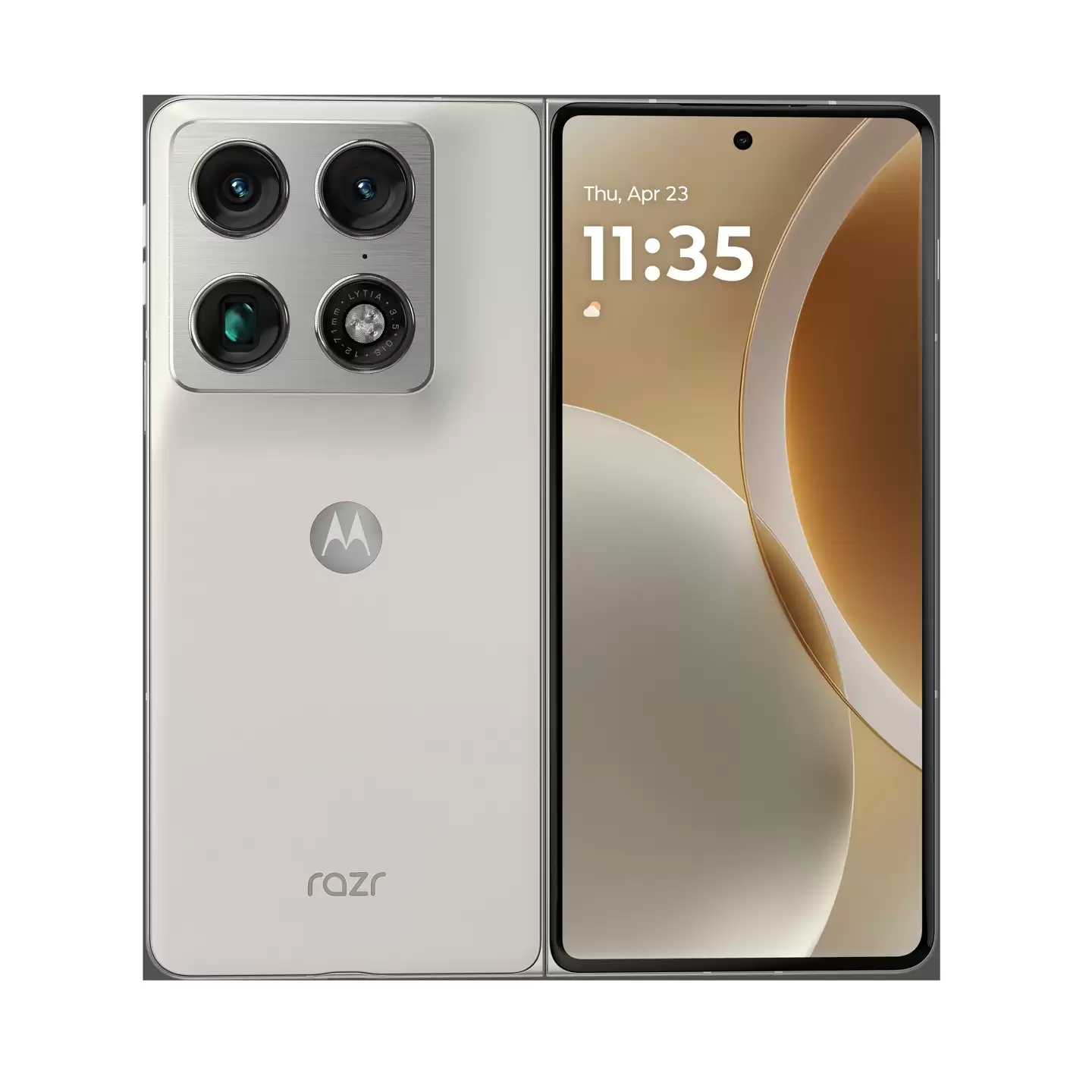 摩托罗拉首款大折叠手机Razr Fold渲染图曝光，支持手写笔