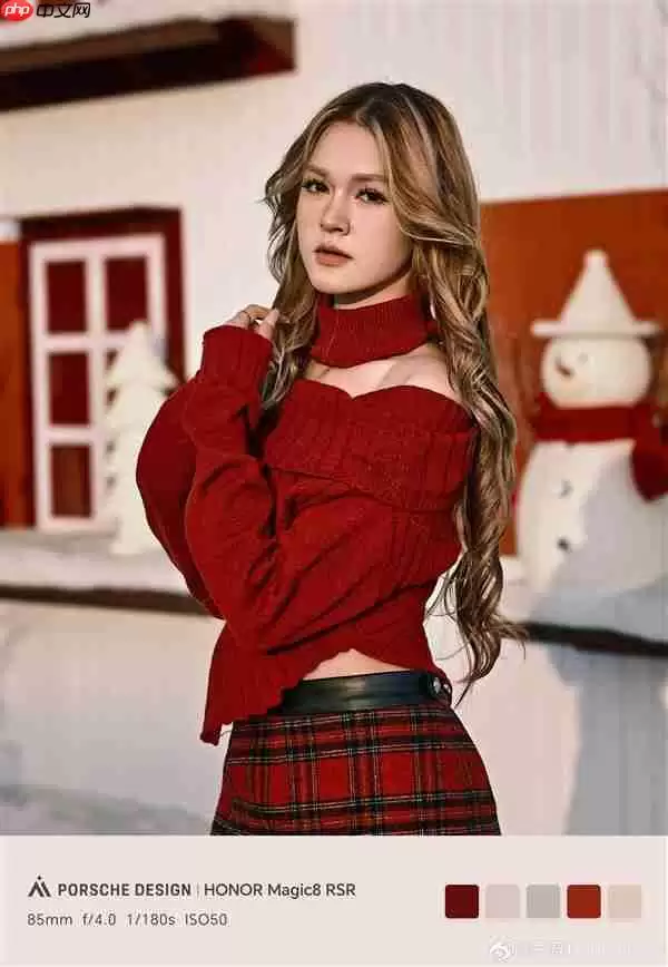 荣耀Magic8+RSR保时捷设计人像大片出炉：发丝清晰 细节拉满