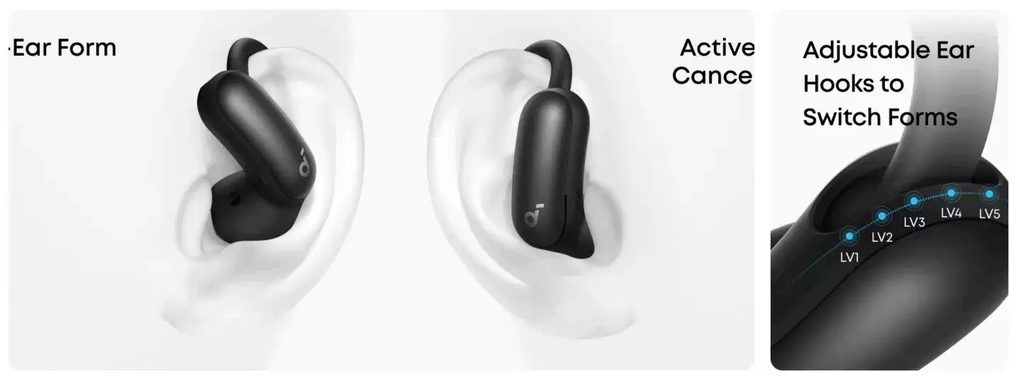 声阔推AeroFit 2 Pro双形态耳机，创新切换开放与降噪模式