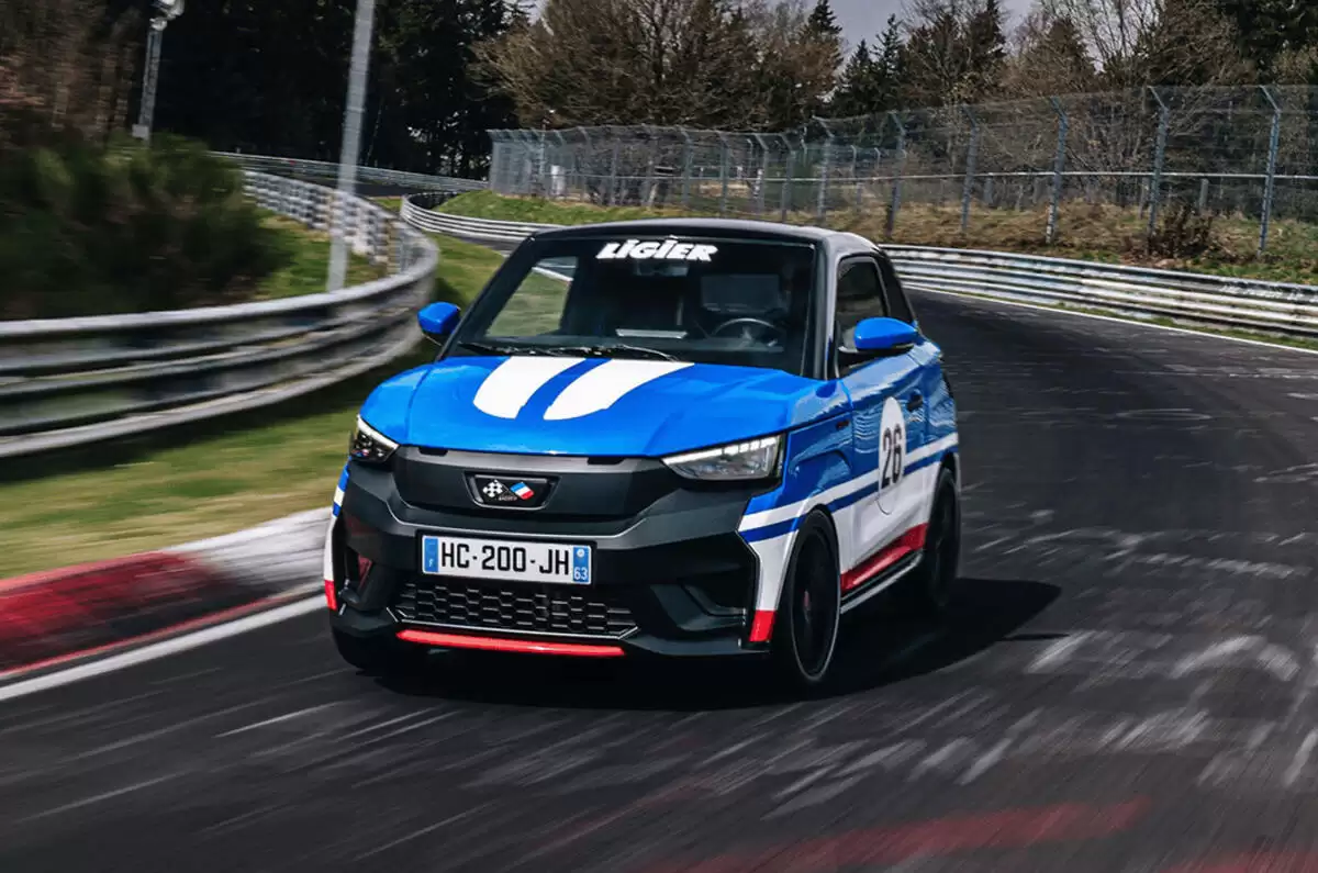 法国车企Ligier宣称打破纽北赛道最慢纪录:四轮微车取得28分25.8秒圈速