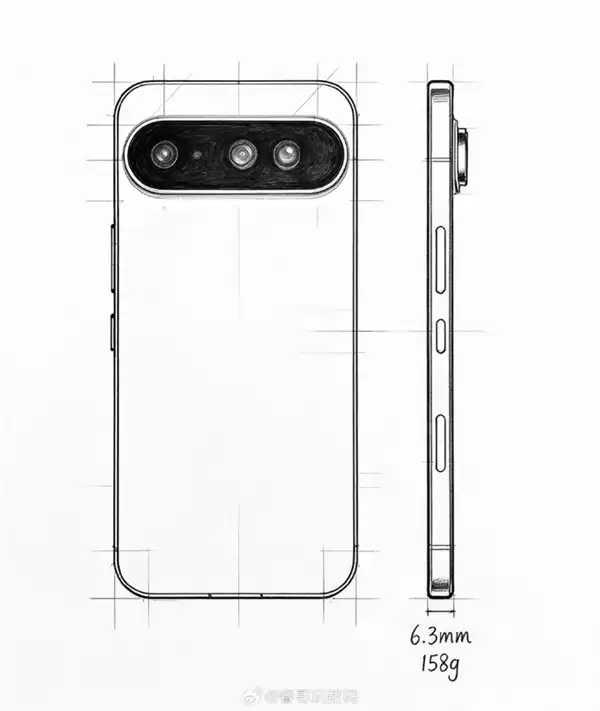 这才是真Air!荣耀新机线稿流出:6.3mm机身+Pro级主摄