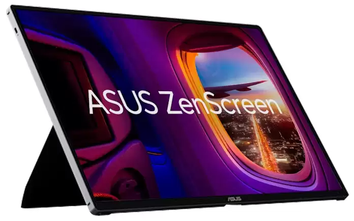 华硕推出双屏便携显示器新品 ZenScreen Duo MB14FCD