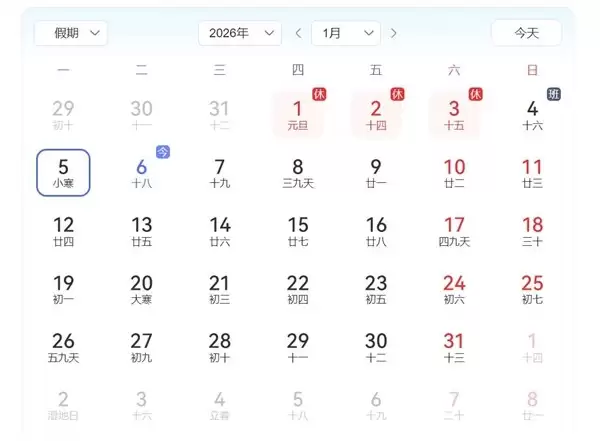 2026年小寒节气开启:干暖温暖为主,全国大部气温偏高