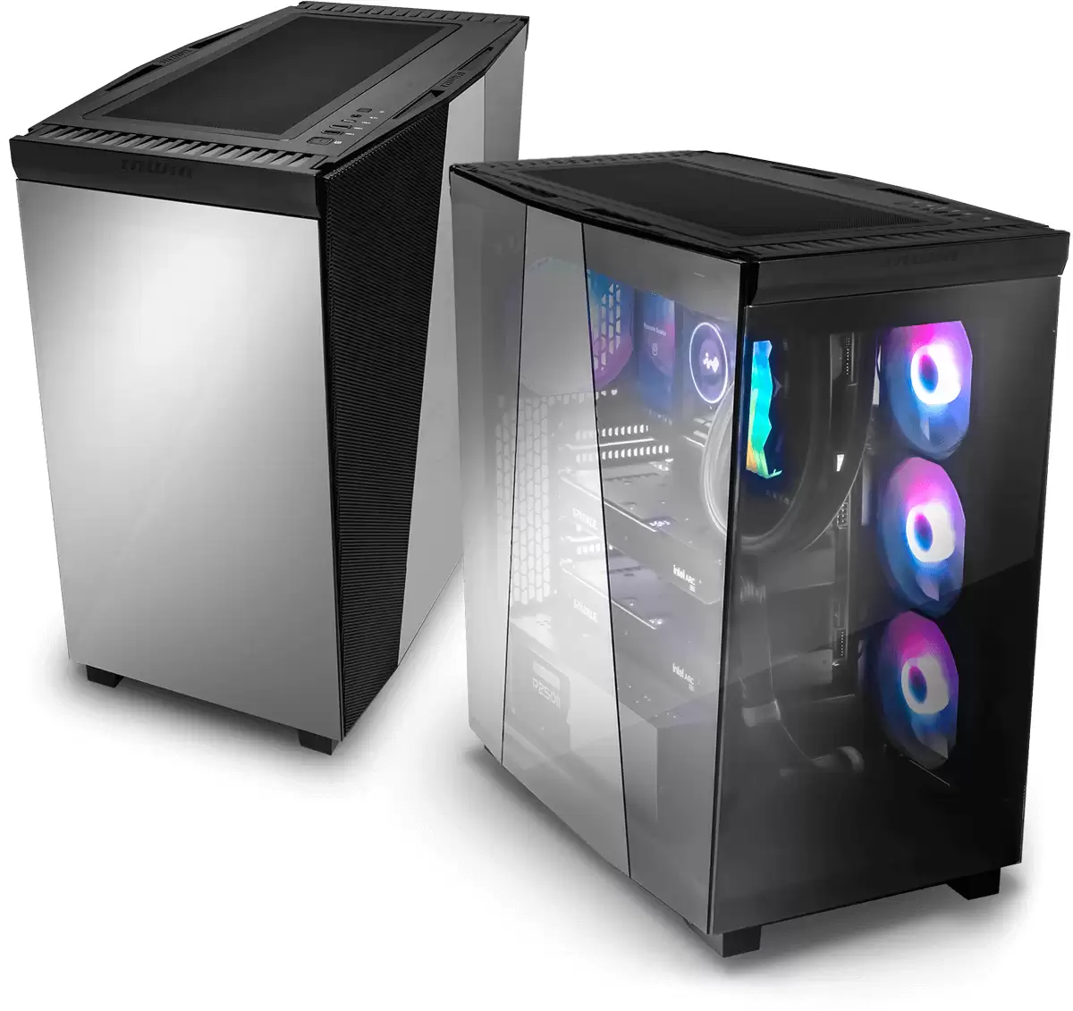 迎广 CES 2026 秀出多款机箱新品:工作站平台 COVALENT、镜面拼接 W50