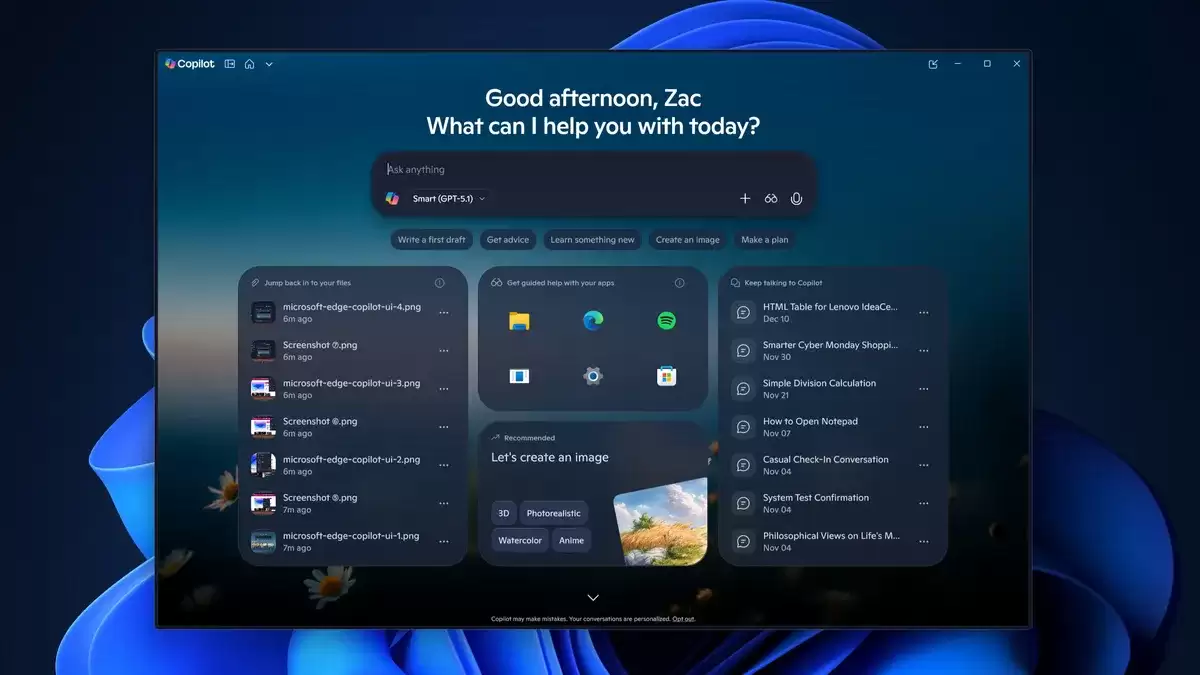 Dev / Canary 版微软 Edge 浏览器正测试新 AI 界面：圆润边角、凸现对话体验