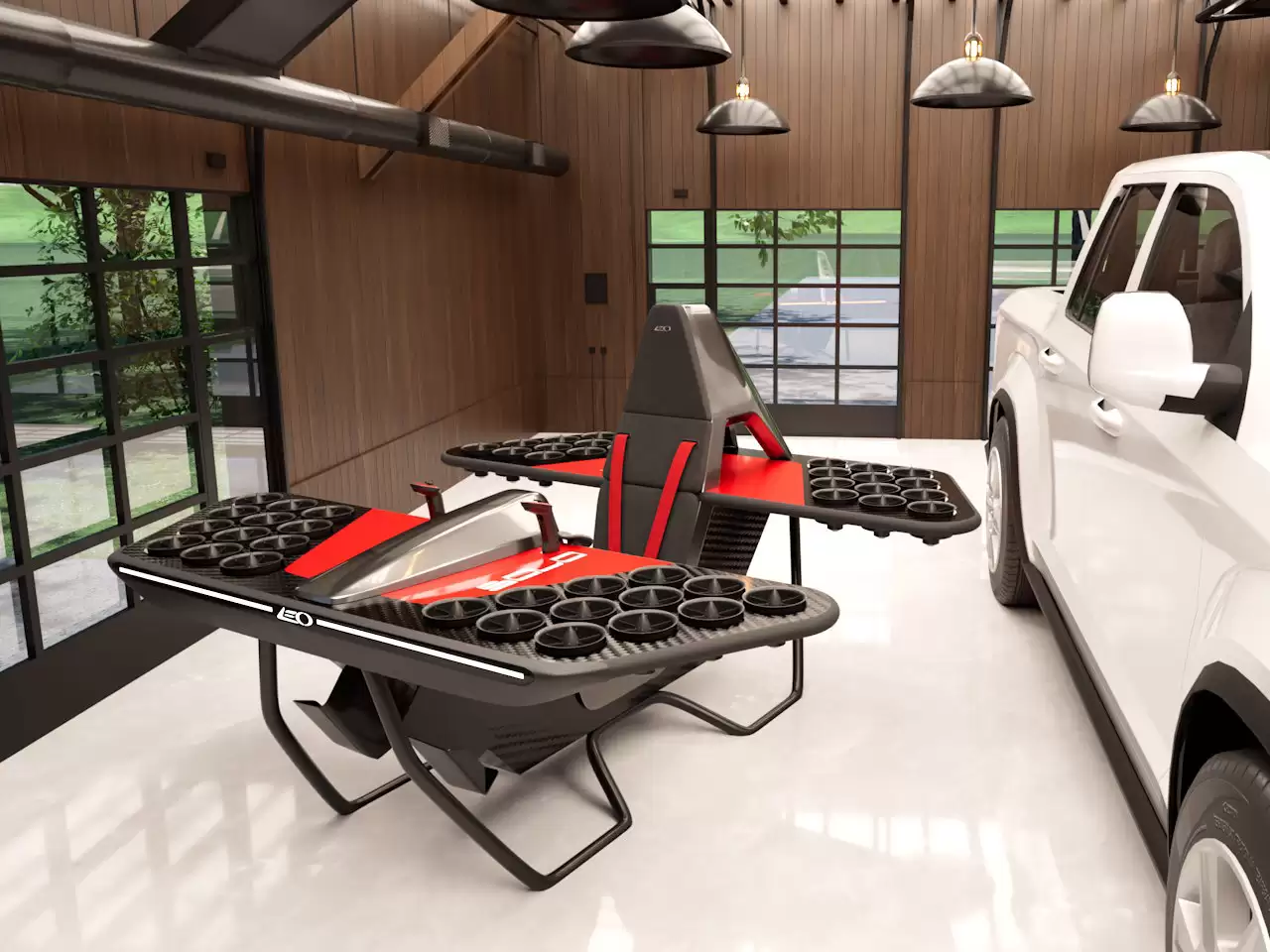 Leo Flight 推出全球首款电动飞行摩托 JetBike:售 99900 美元,用户可通过《微软飞行模拟》进行训练