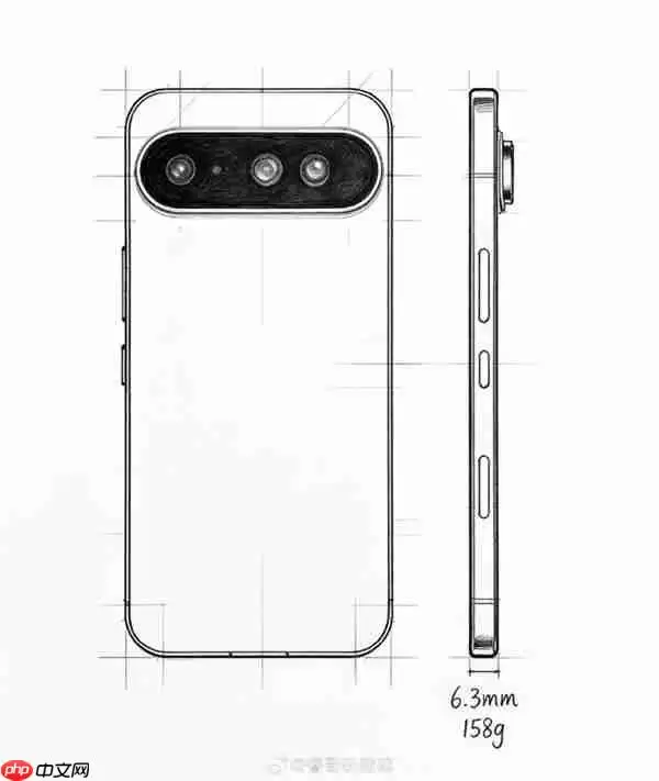 这才是真Air！荣耀新机线稿流出：6.3mm机身+Pro级主摄