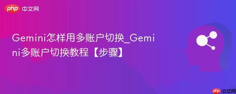Gemini怎样用多账户切换_Gemini多账户切换教程【步骤】