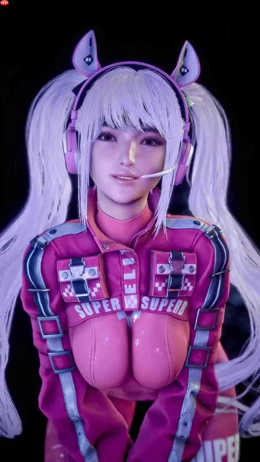 粉色连体服翘臀超性感!国外博主《剑星》伊芙全3D图