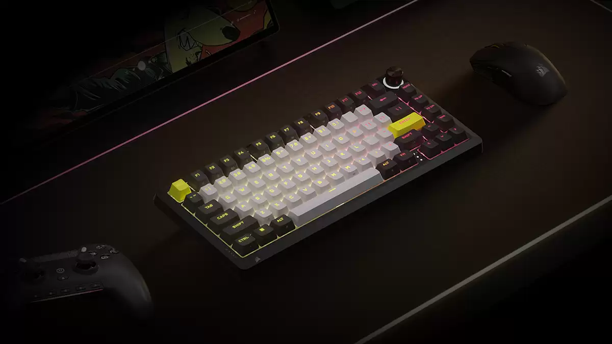 海盗船带来 MAKR PRO 75 霍尔磁轴客制化键盘,有线 8kHz 轮询率