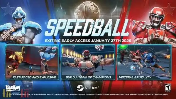 街机体育游戏《Speedball》1月27日结束抢先体验推出1.0正式版
