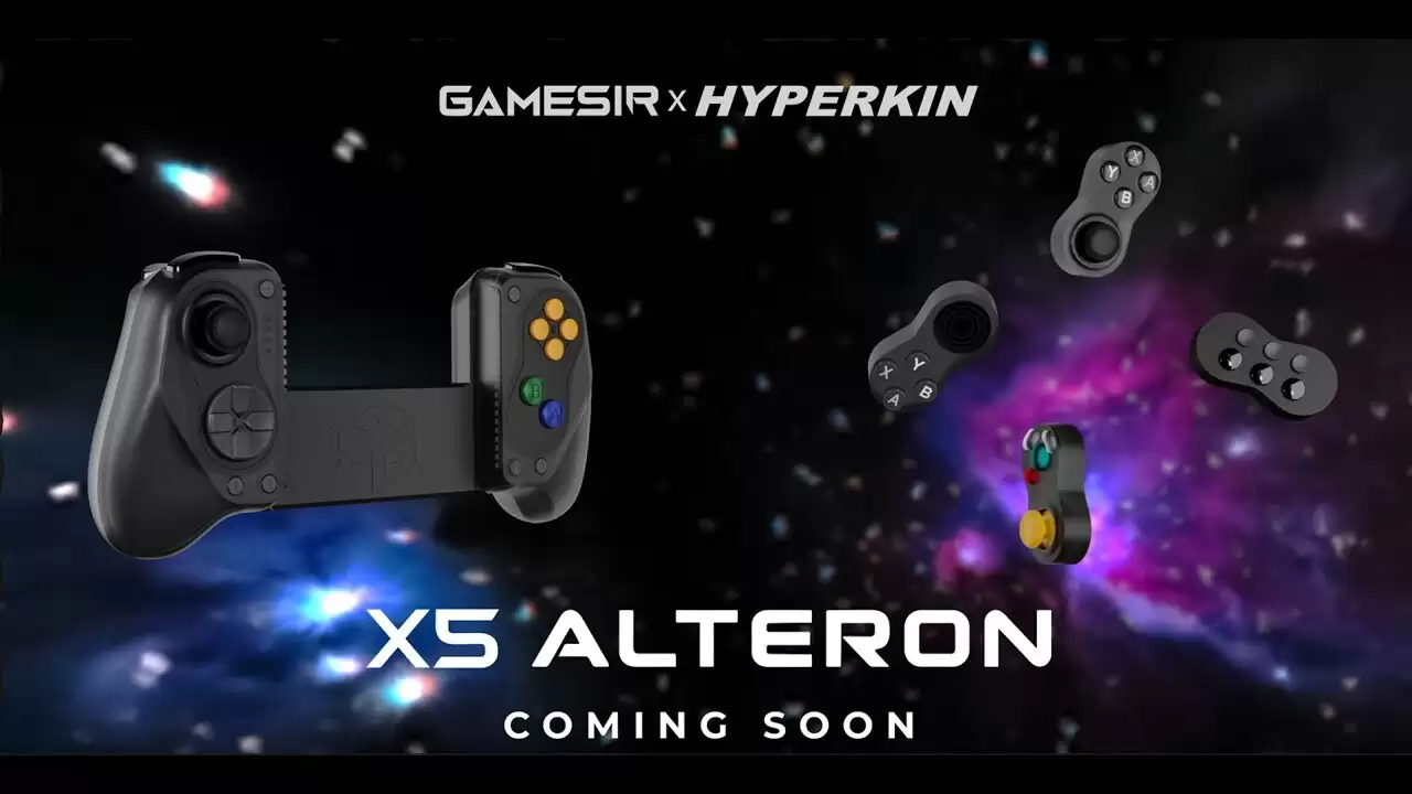 全球首款模块化手机手柄，盖世小鸡联合 Hyperkin 推出 X5 Alteron