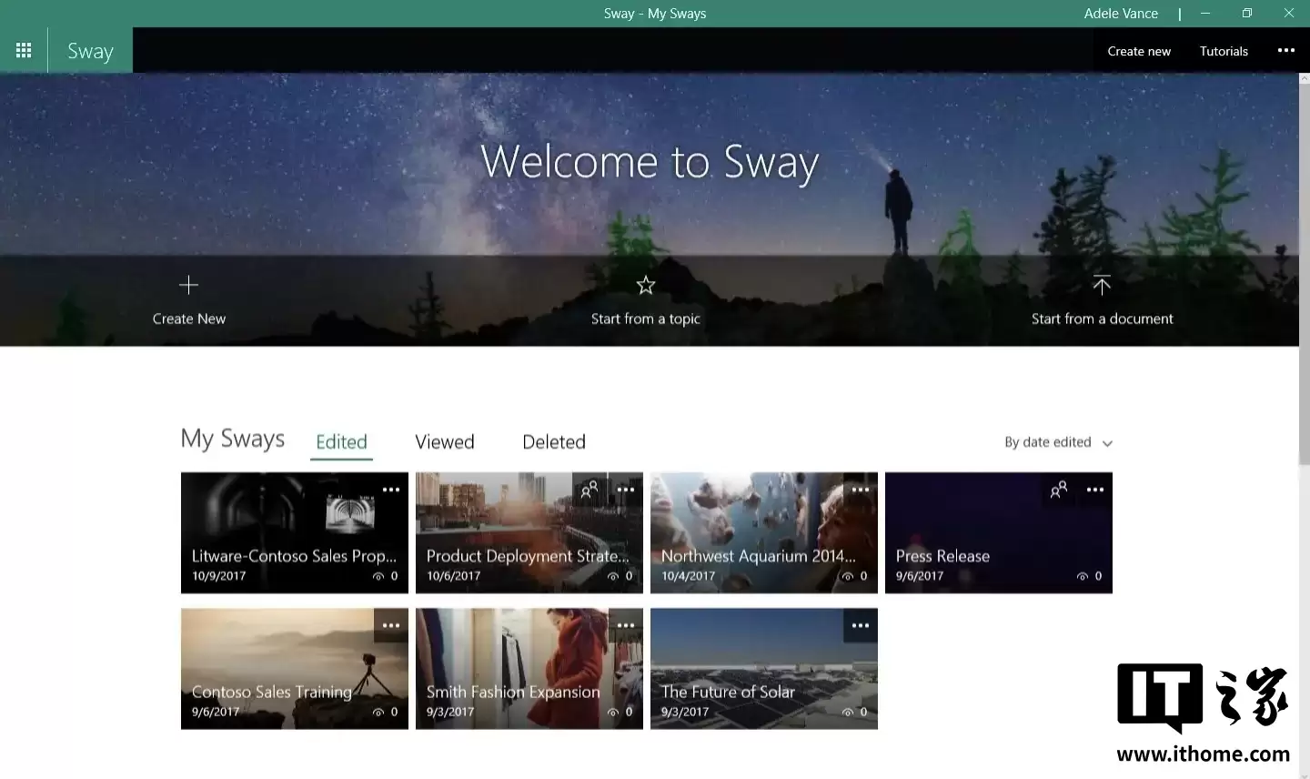 微软确认将于 2026 年 6 月 1 日停用 Sway 桌面端应用,全面转向网页版