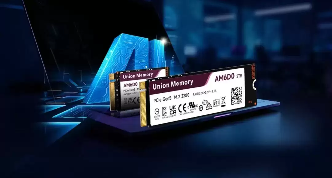 忆联发布PCIe 5.0消费级SSD AM6D0,高性能低功耗支持多平台