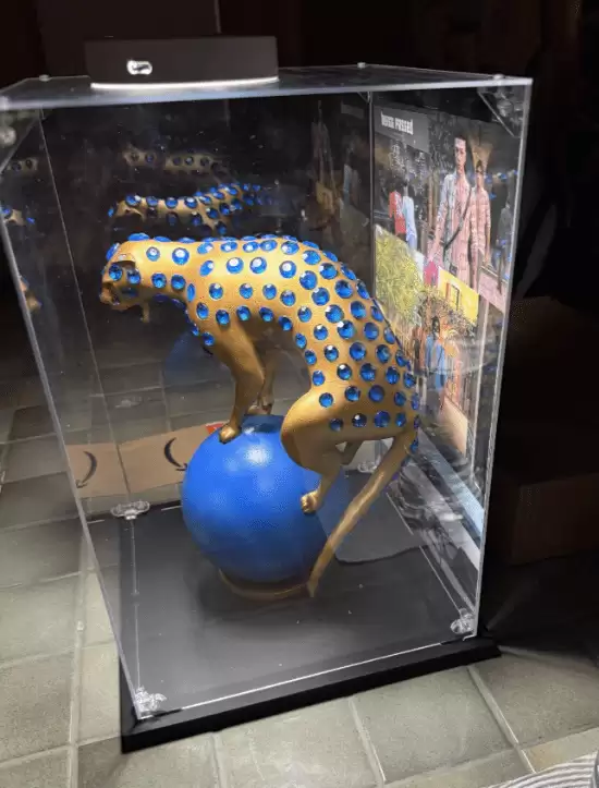 玩家为岳父手作游戏黑豹雕像引爆网络