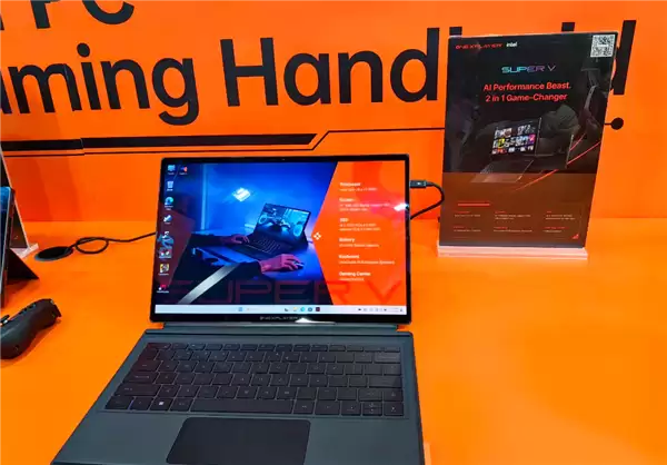 壹号本Super V二合一本领相CES:搭载酷睿Ultra X7 358H