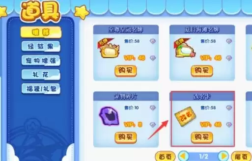 洛克王国改名卡在哪2026