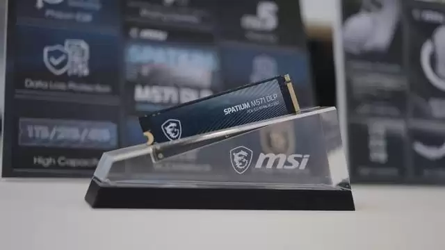 微星展示SPATIUM M571 DLP:旗舰Gen5 SSD,内置数据丢失保护