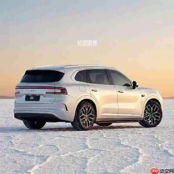 极氪8X假想图曝光 直瀑式格栅与贯穿尾灯辨识度极高