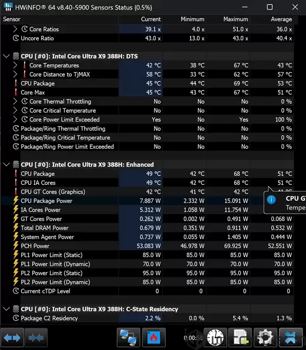 不再挤牙膏！Intel史上最强集成显卡Panther Lake Arc B390实测：《赛博朋克2077》狂飙165.74 FPS