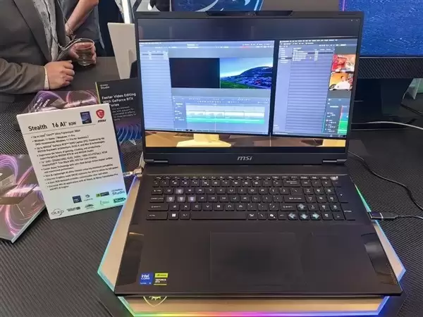 微星绝影16+ AI+发布：轻薄旗舰斩获2026CES创新奖