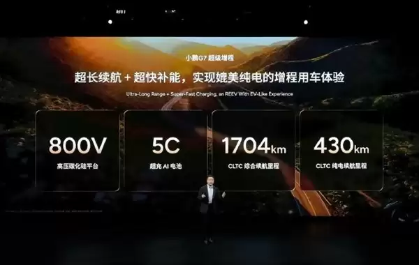 小鹏G7超级增程版发布：续航能力突破1700公里，全球最长续航SUV登场