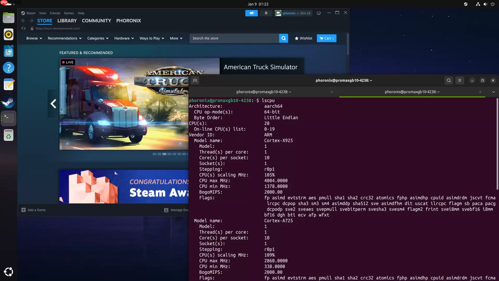 Canonical 推出 ARM64 版 Steam Snap，借助 FEX 在 ARM Linux 上实现更好游戏体验