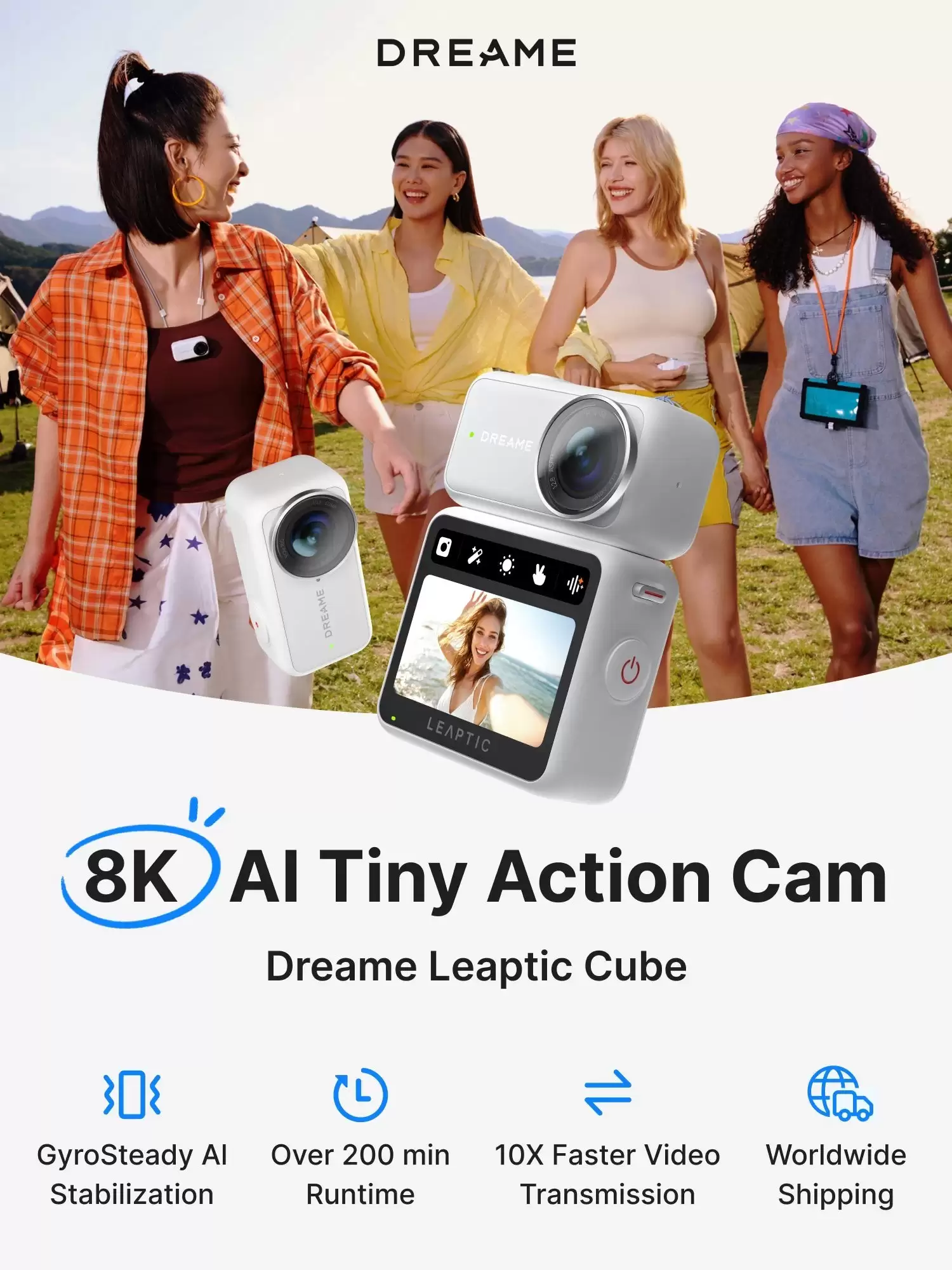 追觅进军运动相机领域 发布首款分体式8K拍摄新品