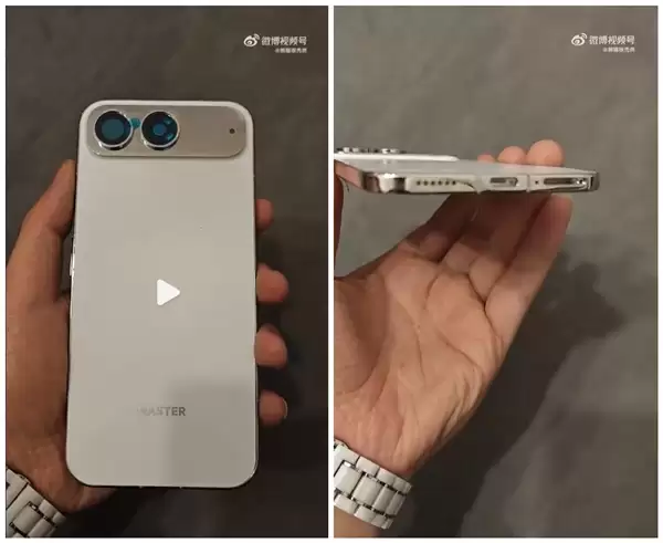 小米17+Air早期模具偷跑：神似双摄版iPhone Air 薄至5.5mm