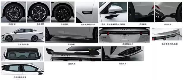 领克07 EM-P碳纤维版亮相，18.99kWh电池+381马力