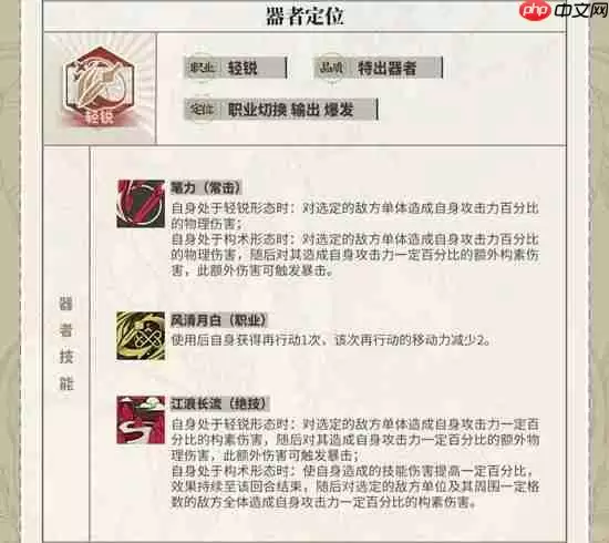 物华弥新联动器者赤壁赋页有什么技能-物华弥新联动器者赤壁赋页技能介绍