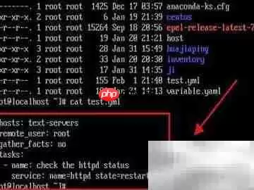 Ansible启动httpd服务任务