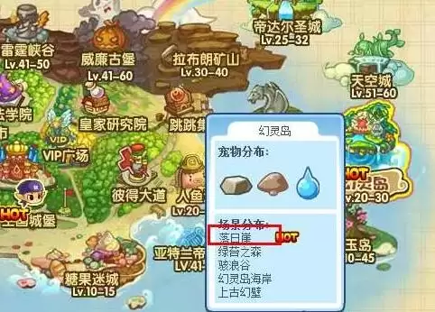 洛克王国落日崖在哪怎么去2026